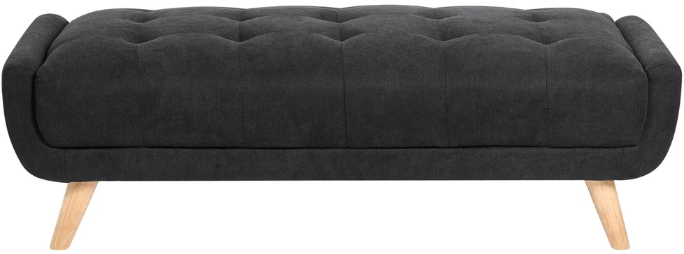Beliani Dvivietė sofa HABO, juoda