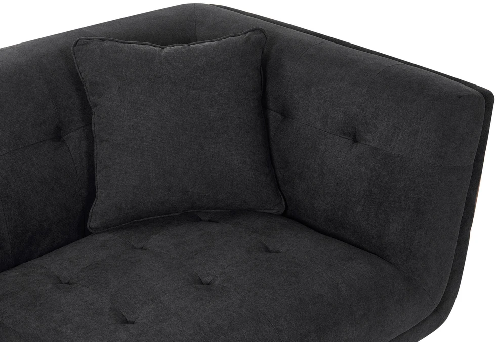 Beliani Dvivietė sofa HABO juoda