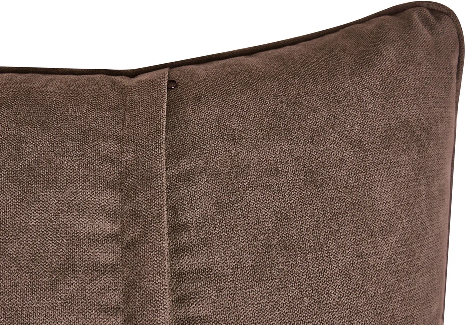 Beliani Dvivietė sofa HABO tamsiai ruda