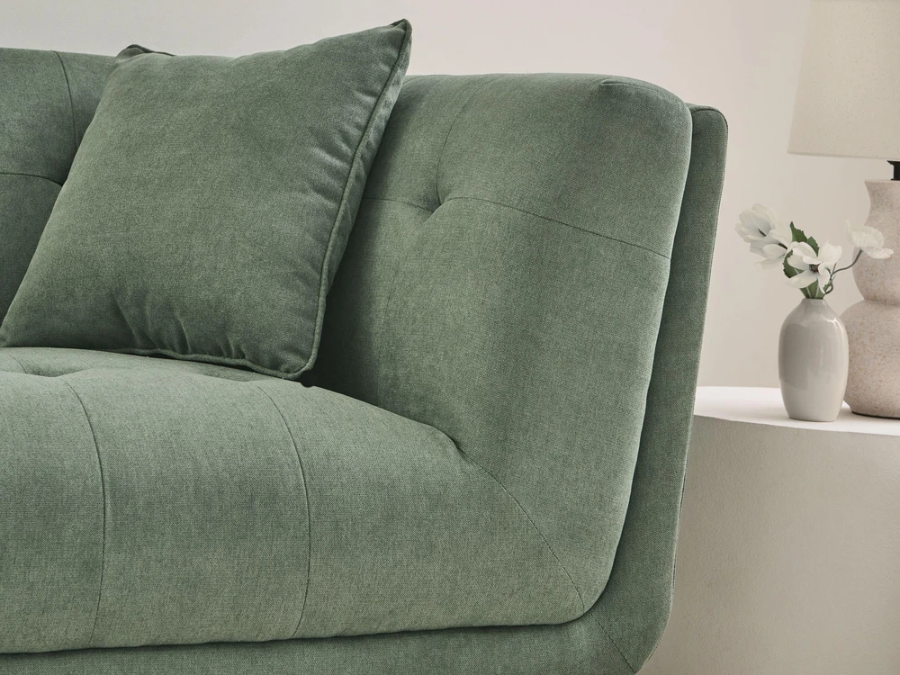 Beliani Dvivietė sofa HABO žalia