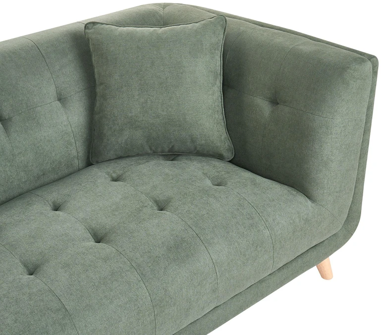 Beliani Dvivietė sofa HABO žalia