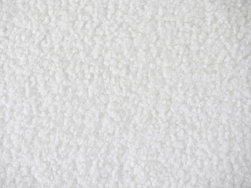 Beliani Dvivietė sofa HALBA Boucle balta