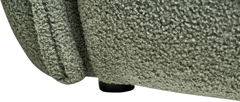 Beliani Dvivietė sofa HALBA Boucle Žalia