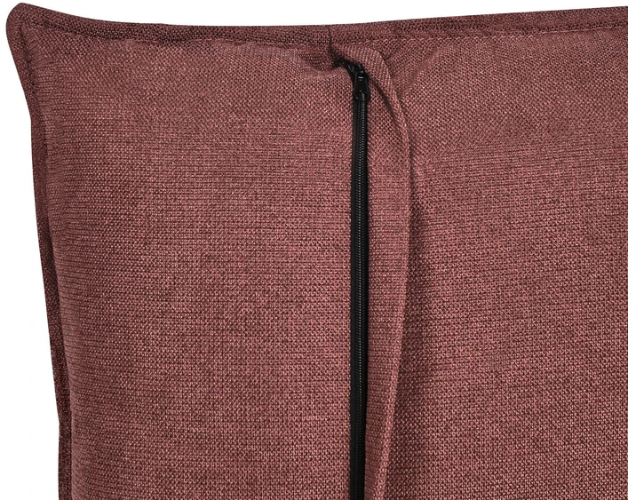 Beliani Dvivietė sofa HOBRO, burgundiška