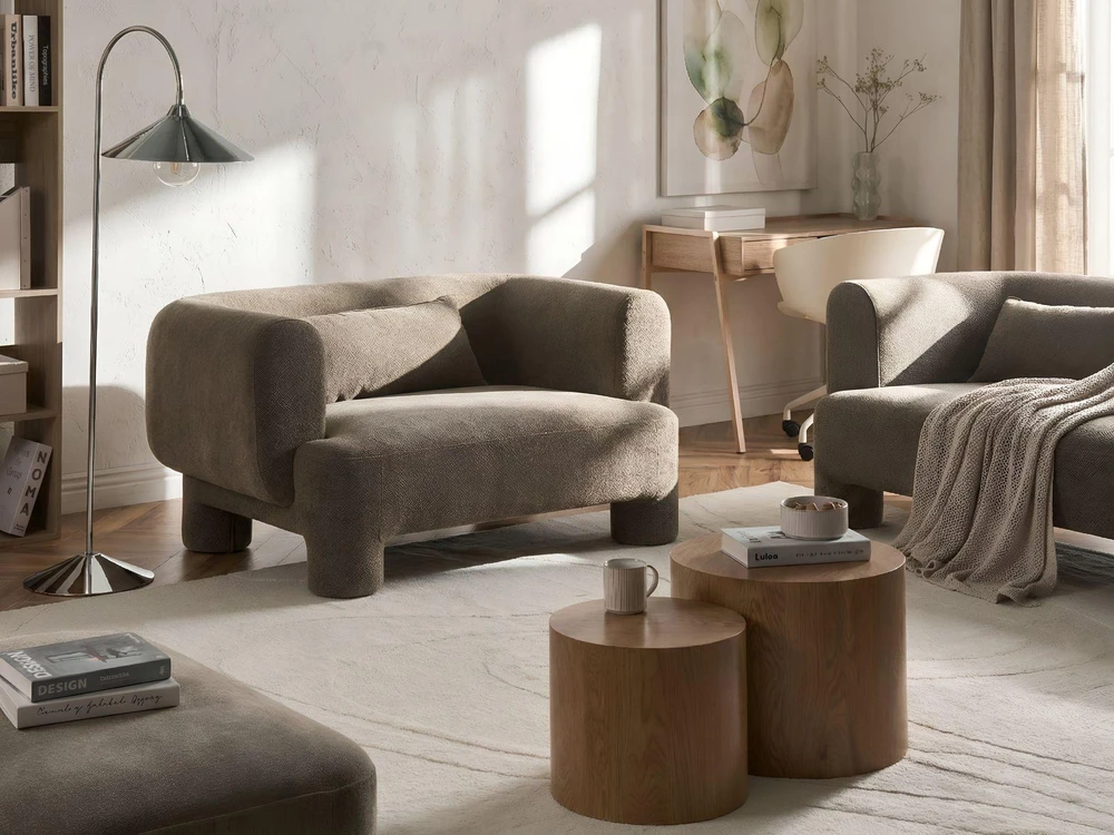 Beliani Dvivietė sofa HOGBO Ruda