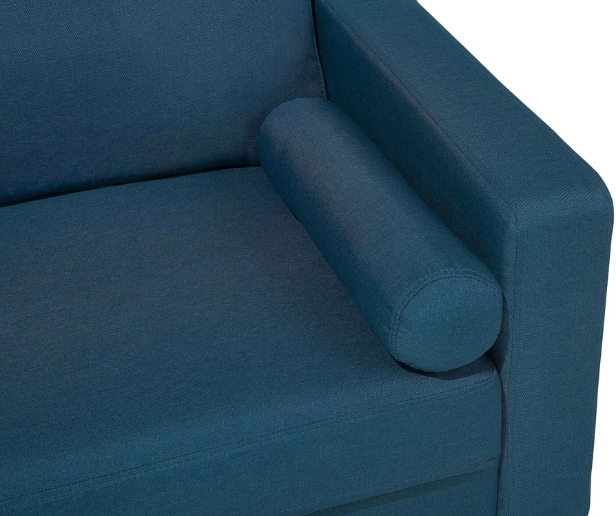 Beliani Dvivietė sofa KALMAR, jūros mėlynumo