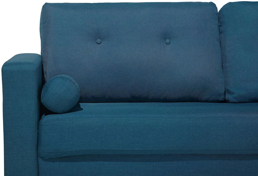Beliani Dvivietė sofa KALMAR, jūros mėlynumo
