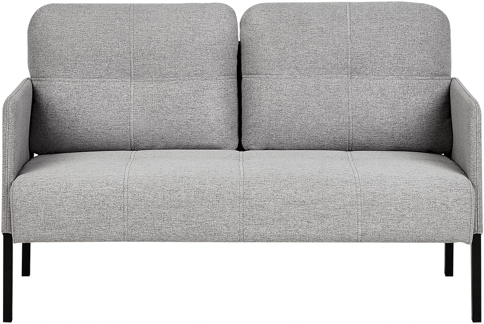 Beliani Dvivietė sofa LAHTI pilka