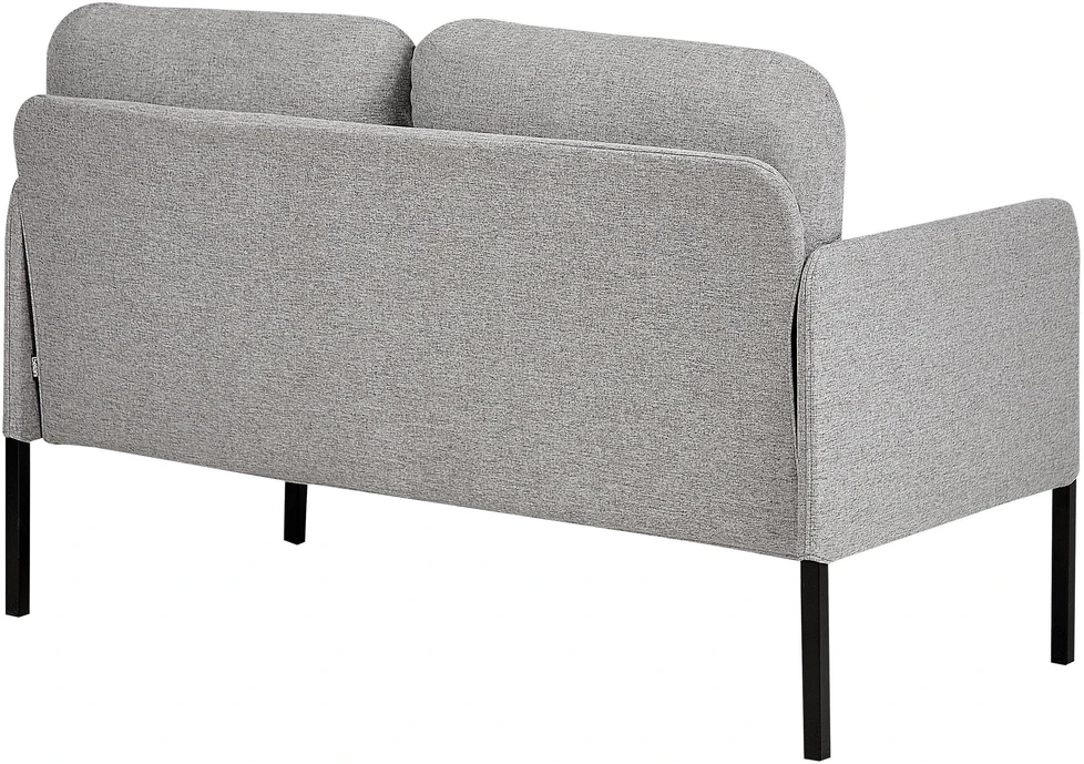 Beliani Dvivietė sofa LAHTI pilka