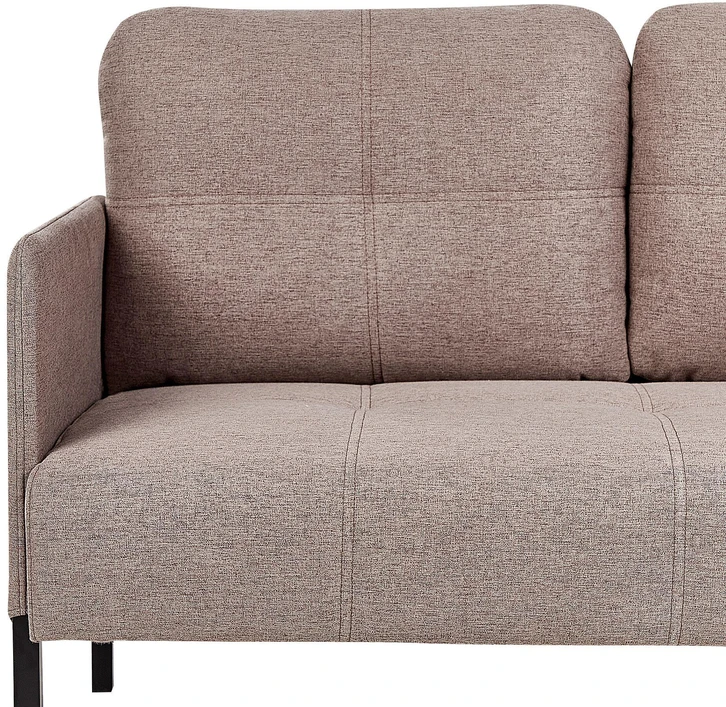Beliani Dvivietė sofa LAHTI šviesiai ruda