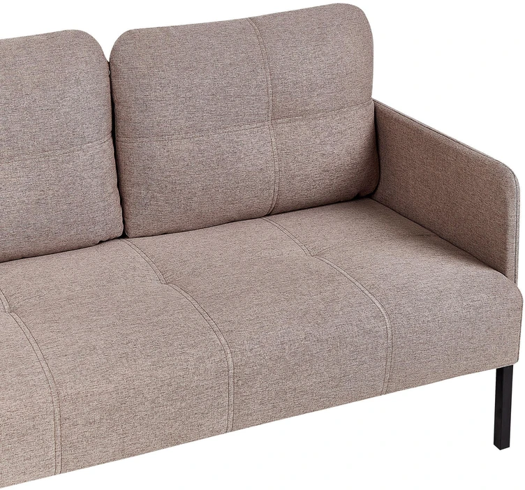 Beliani Dvivietė sofa LAHTI šviesiai ruda