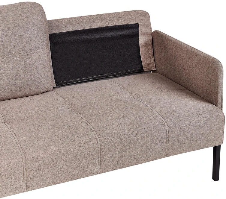Beliani Dvivietė sofa LAHTI šviesiai ruda