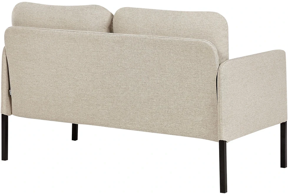 Beliani Dvivietė sofa LAHTI šviesiai smėlio spalvos