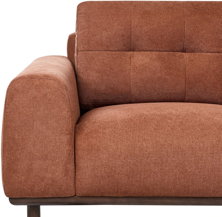 Beliani Dvivietė sofa LAURILA auksinės rudos spalvos