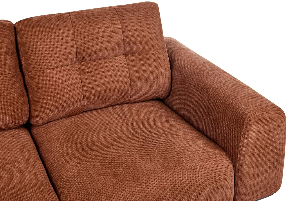 Beliani Dvivietė sofa LAURILA auksinės rudos spalvos