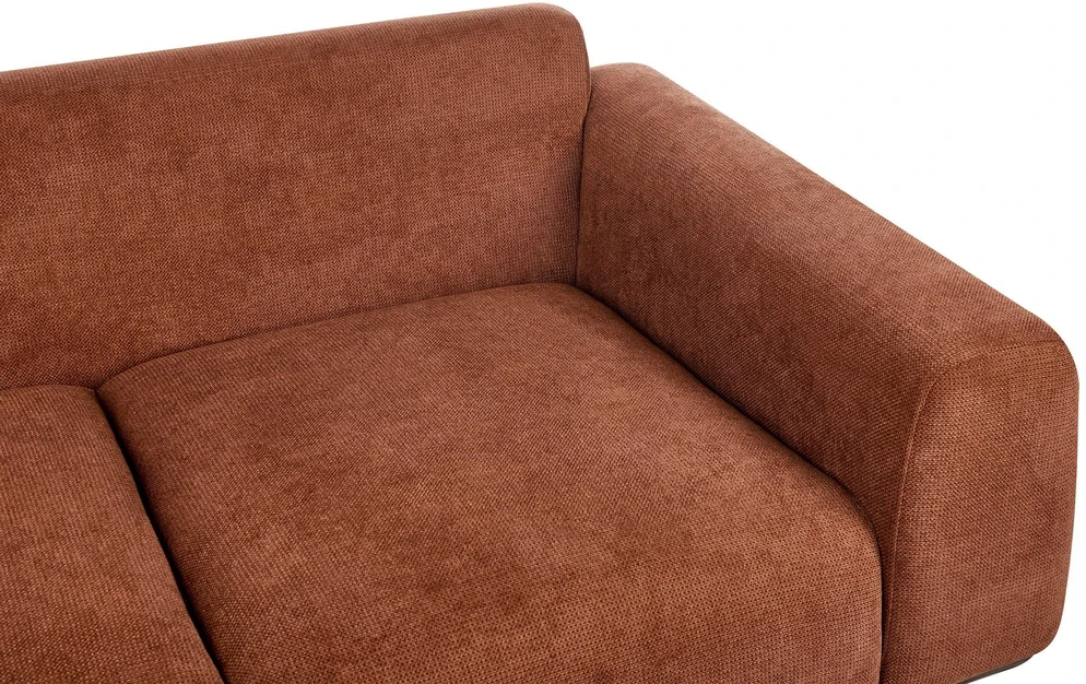 Beliani Dvivietė sofa LAURILA auksinės rudos spalvos