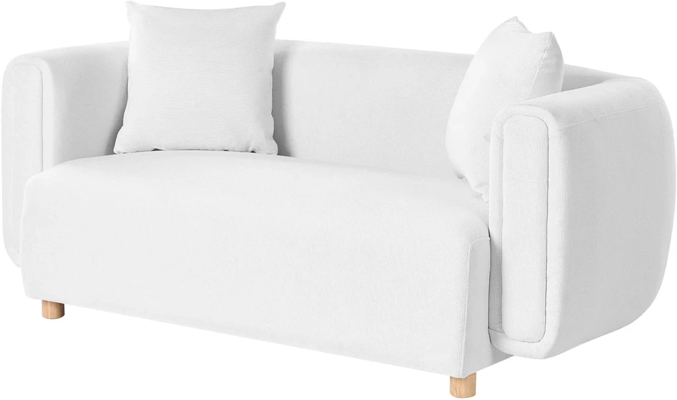 Beliani Dvivietė sofa LILLEROD, balta
