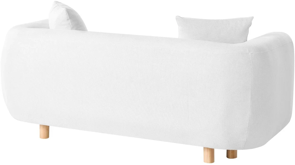 Beliani Dvivietė sofa LILLEROD, balta