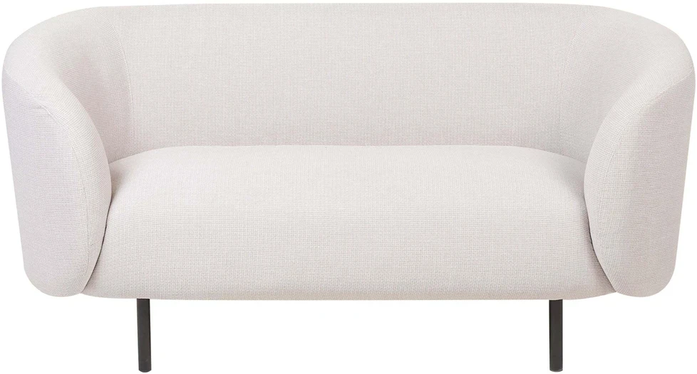 Beliani Dvivietė sofa LOEN, šviesiai smėlio spalvos