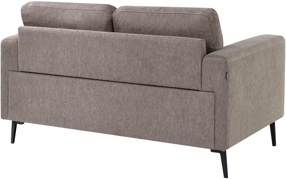 Beliani Dvivietė sofa LOUSTO, ruda