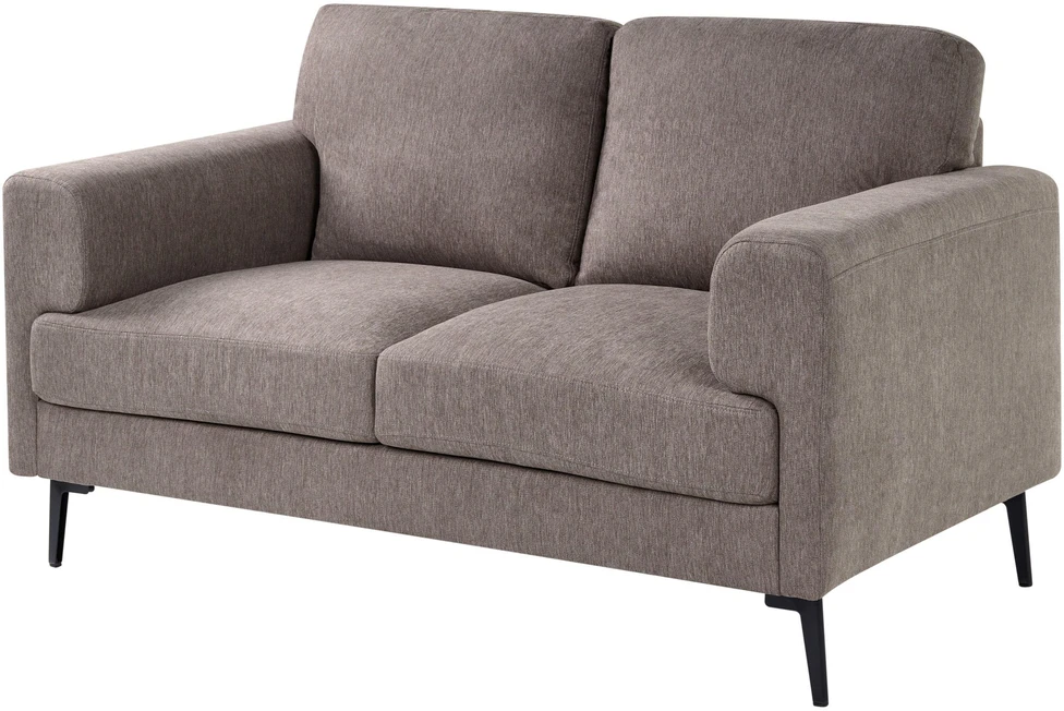 Beliani Dvivietė sofa LOUSTO, ruda