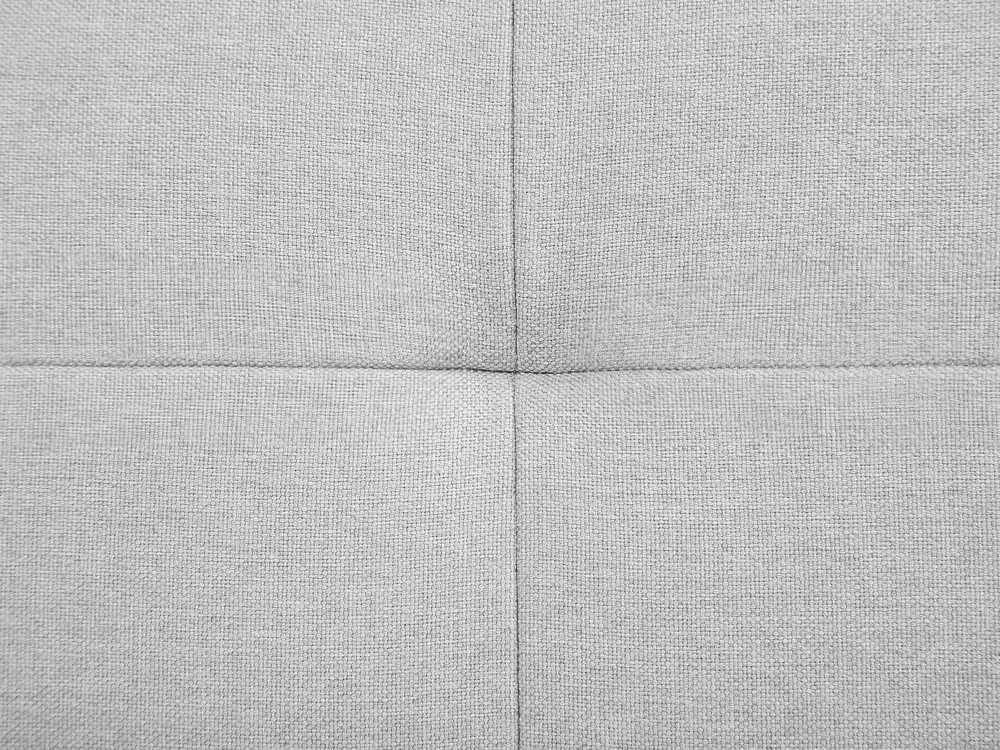 Beliani Dvivietė sofa lova HOVIN šviesiai pilka