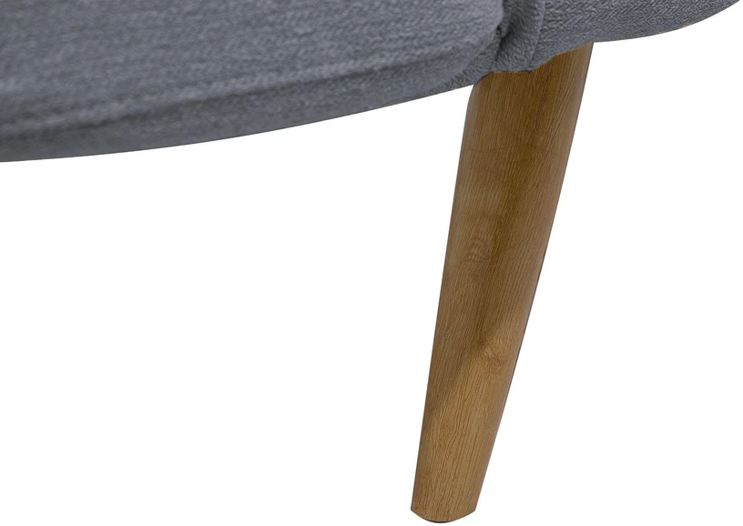 Beliani Dvivietė sofa-lova INGARO Pilka