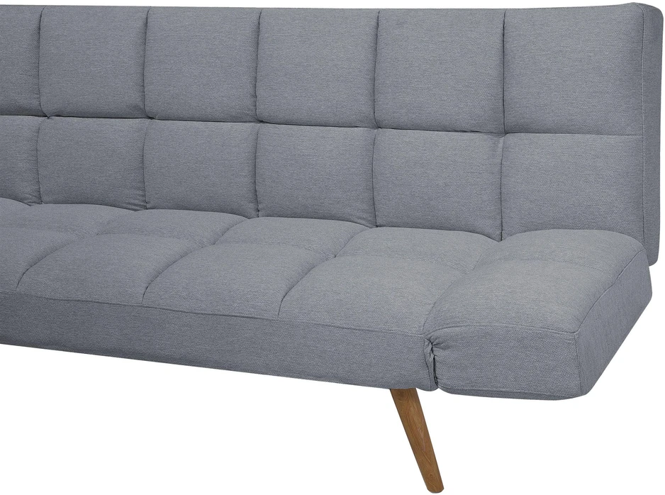 Beliani Dvivietė sofa-lova INGARO Pilka