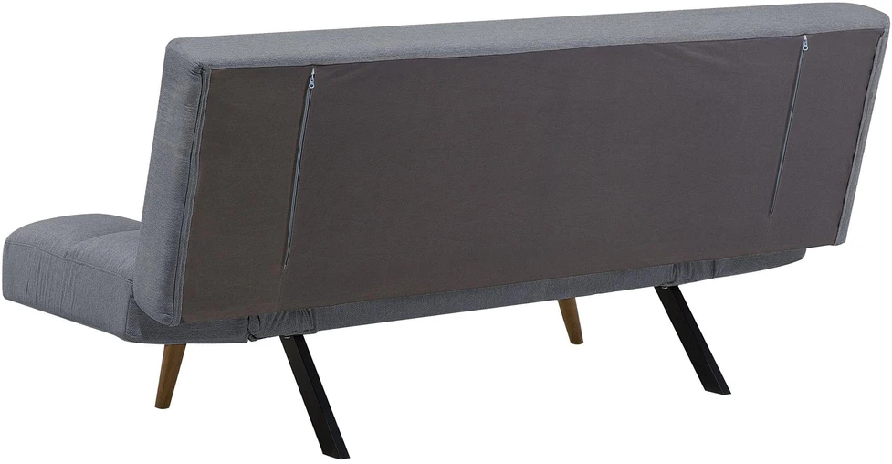 Beliani Dvivietė sofa-lova INGARO Pilka