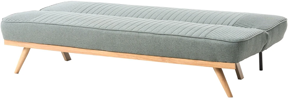Beliani Dvivietė sofa lova KALFAFEL žalia