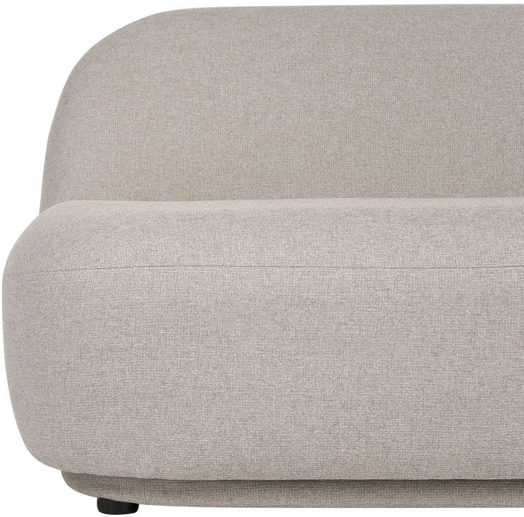 Beliani Dvivietė sofa LOVBERG, smėlio spalvos