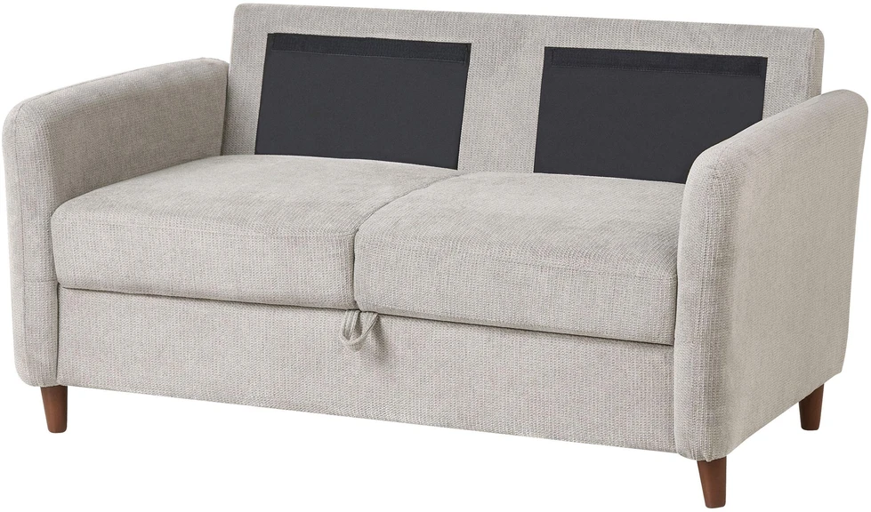 Beliani Dvivietė sofa MARE pilka
