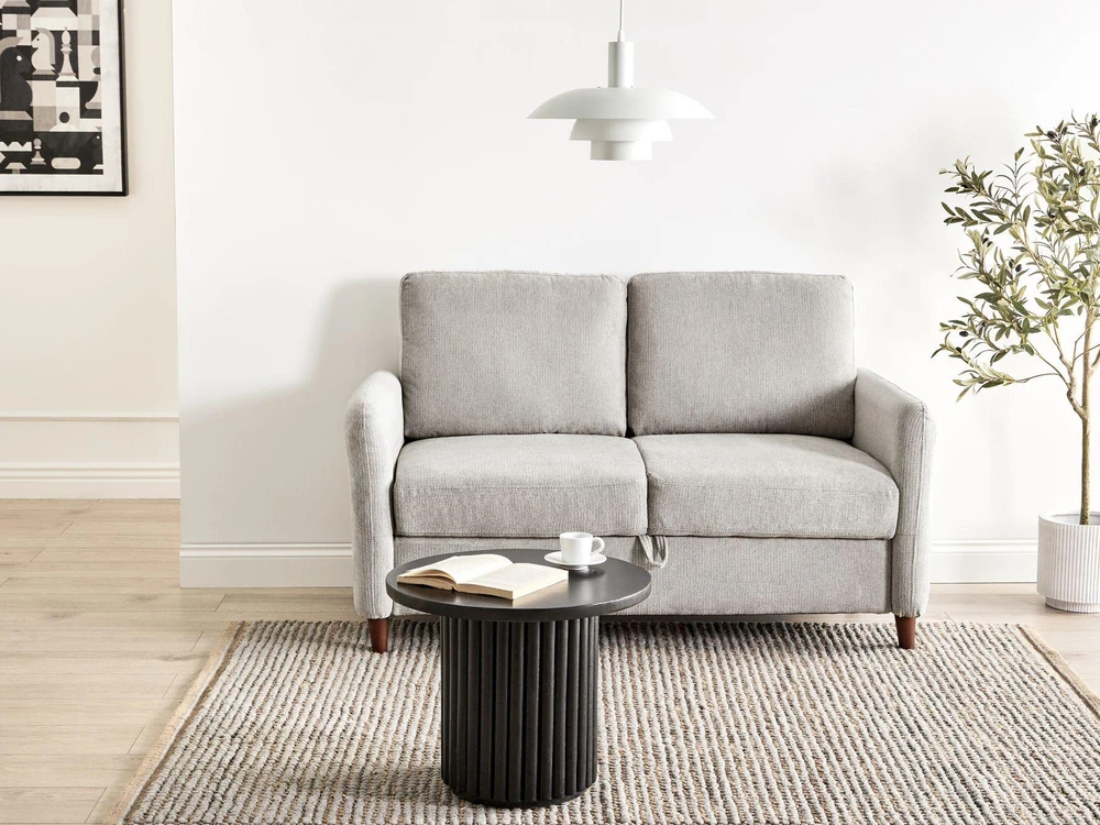 Beliani Dvivietė sofa MARE pilka