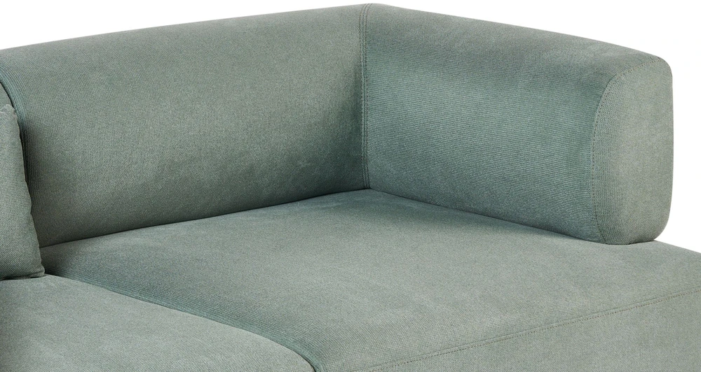 Beliani Dvivietė sofa MOVIK šviesiai žalia