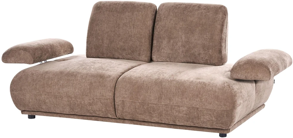 Beliani Dvivietė sofa NACKA, šenilinė, ruda