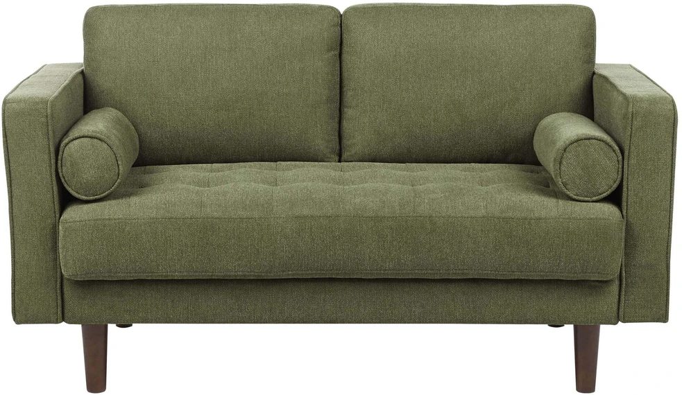 Beliani Dvivietė sofa NURMO tamsiai žalia