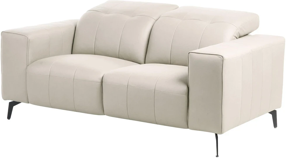 Beliani Dvivietė sofa OMMEL šviesiai smėlio spalvos