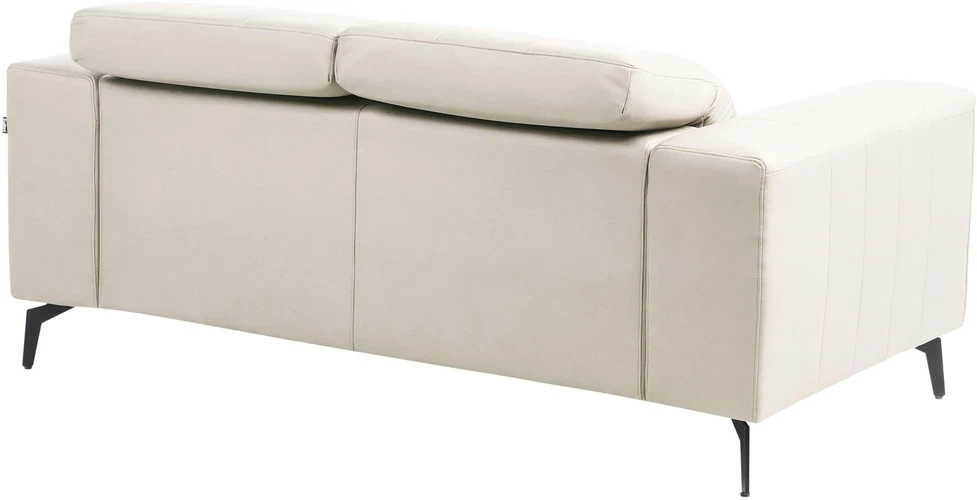 Beliani Dvivietė sofa OMMEL šviesiai smėlio spalvos