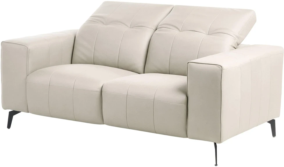 Beliani Dvivietė sofa OMMEL šviesiai smėlio spalvos