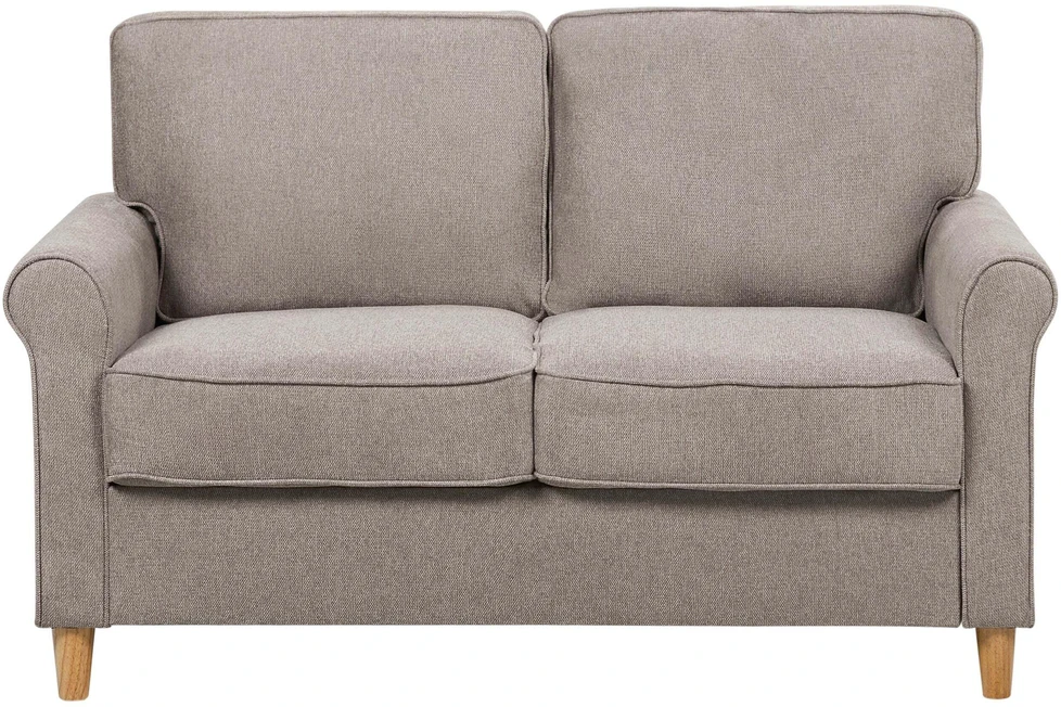 Beliani Dvivietė sofa RONNEBY šviesiai ruda