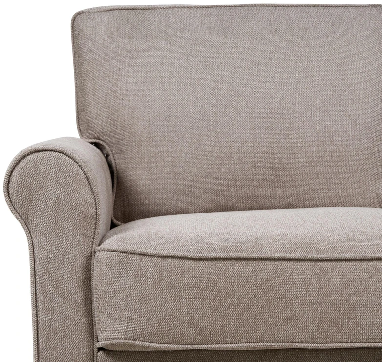 Beliani Dvivietė sofa RONNEBY šviesiai ruda