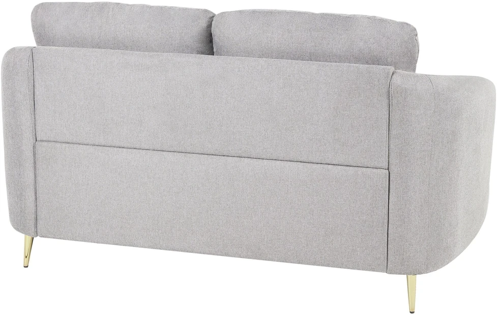 Beliani Dvivietė sofa TROSA šviesiai pilka