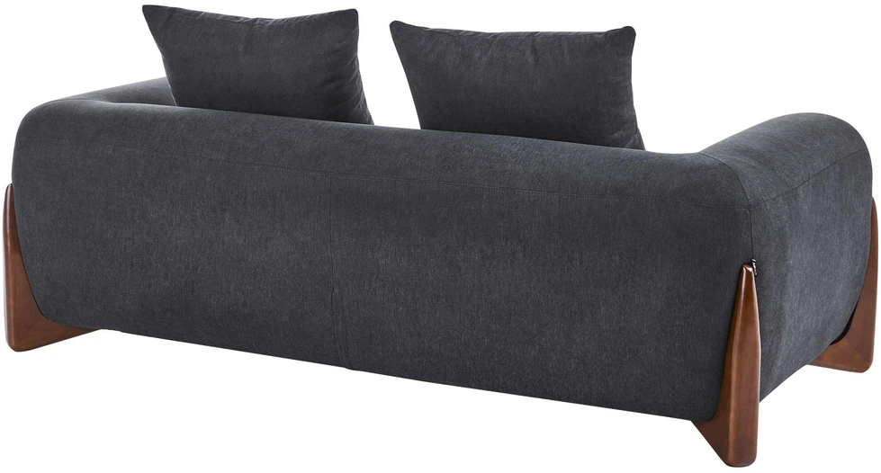 Beliani Dvivietė sofa VINLIDEN, juoda