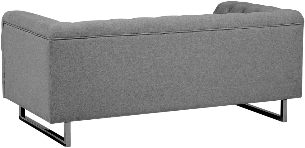 Beliani Dvivietė sofa VISSLAND šviesiai pilka
