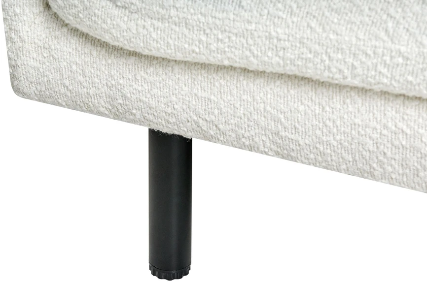 Beliani Dvivietė sofa VORGOD, balta boucle