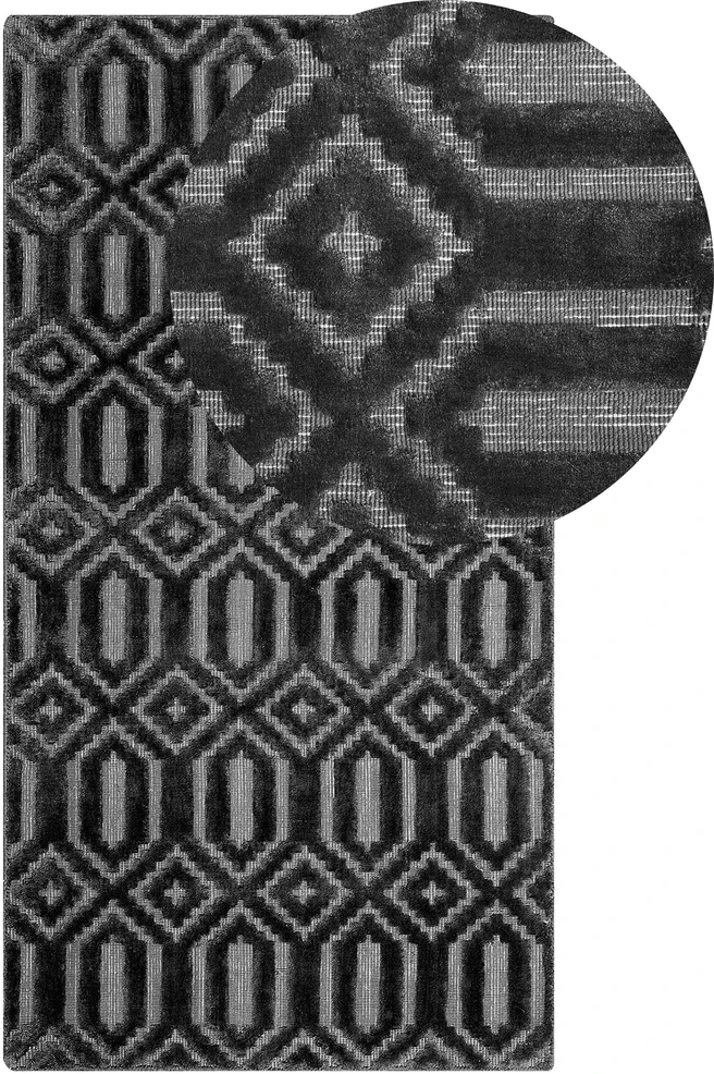Beliani Dygas ADATEPE tamsiai pilkas 80 x 150 cm viskozė