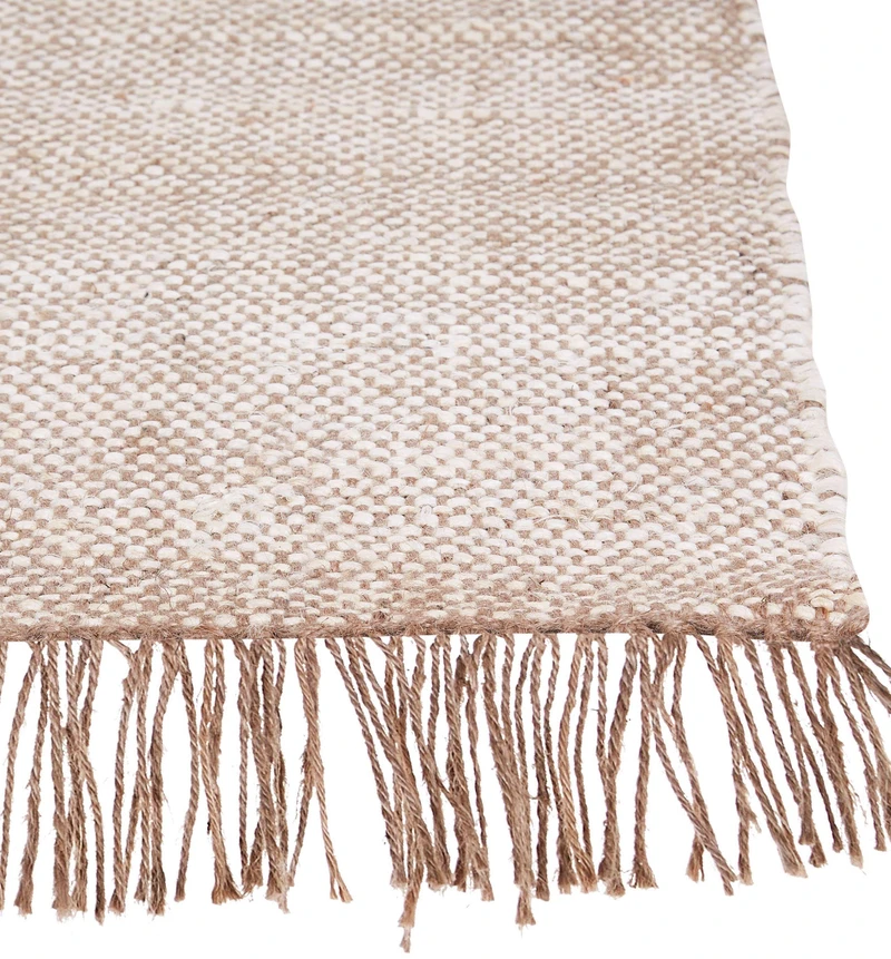 Beliani Džuto kilimas SAMLAR rudas 80 x 150 cm