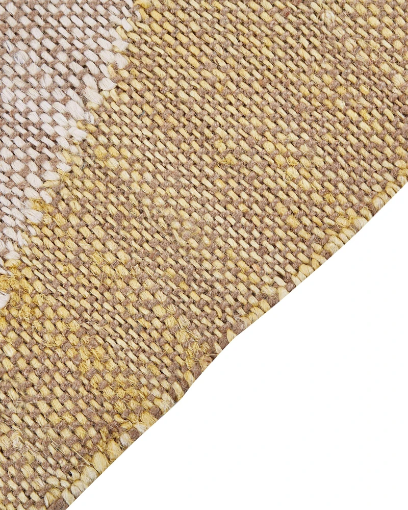 Beliani Džuto kilimas SAMLAR rudas 80 x 150 cm