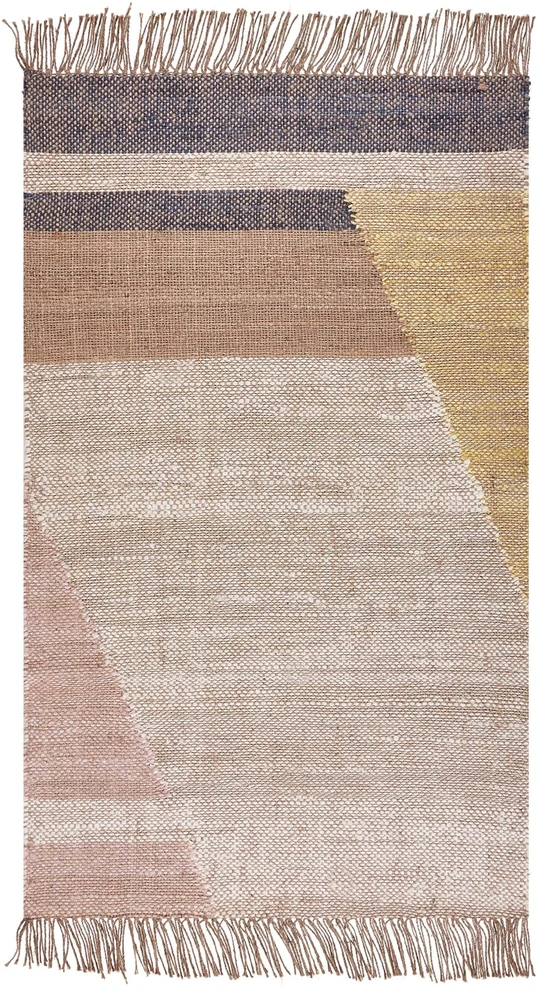Beliani Džuto kilimas SAMLAR rudas 80 x 150 cm