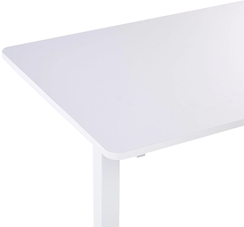 Beliani Elektriškai reguliuojamas rašomasis stalas GRIFTON, baltas, 120x60 cm